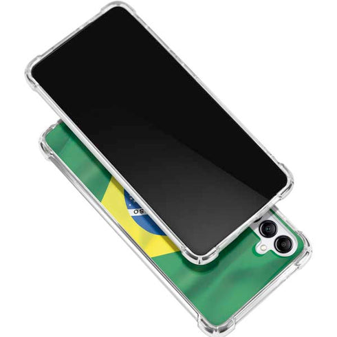Brazil Flag Gabb Phone 4 Clear Case